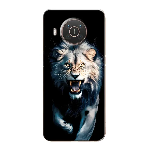 Чехол с принтом «Лев в темноте» для Nokia X20 Чехол с принтом «Лев в темноте» для Nokia X20