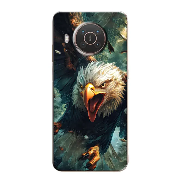Чехол с принтом «Орел в полете» для Nokia X20 Чехол с принтом «Орел в полете» для Nokia X20
