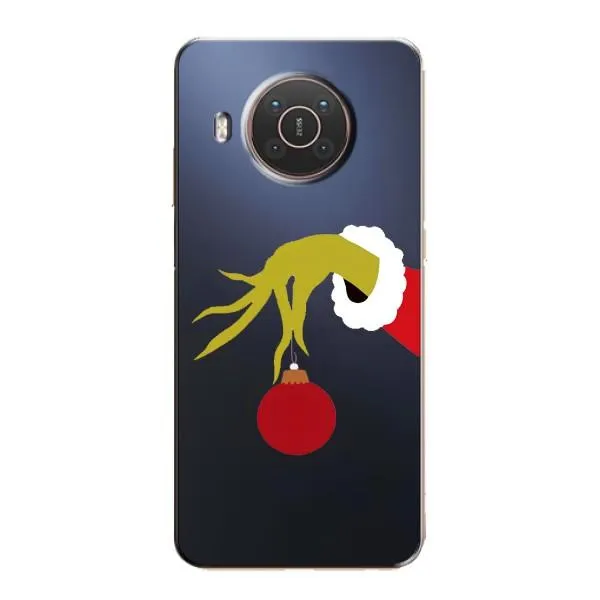 Чехол с принтом «Гринч с игрушкой» для Nokia X20