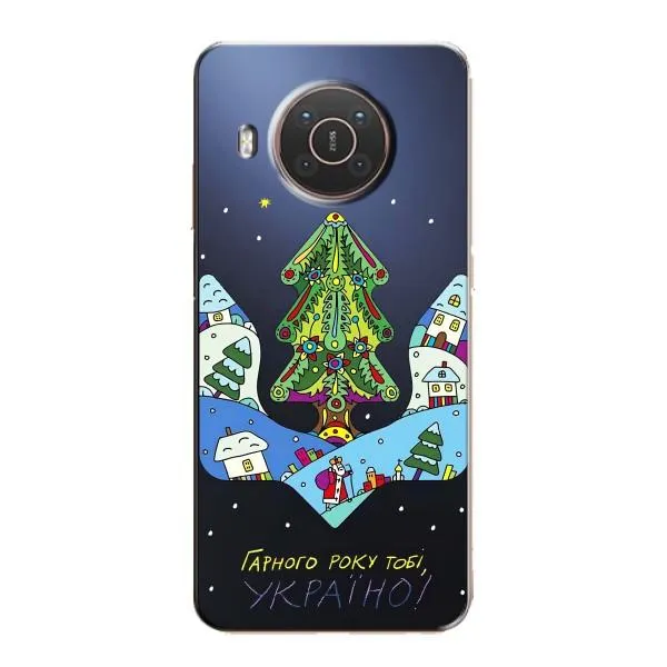 Чехол с принтом «Рождественский герб» для Nokia X20