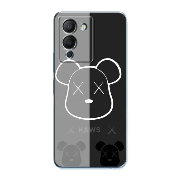 Чехол с принтом «БеарБрик глаза» для Infinix Note 12 (G96)
