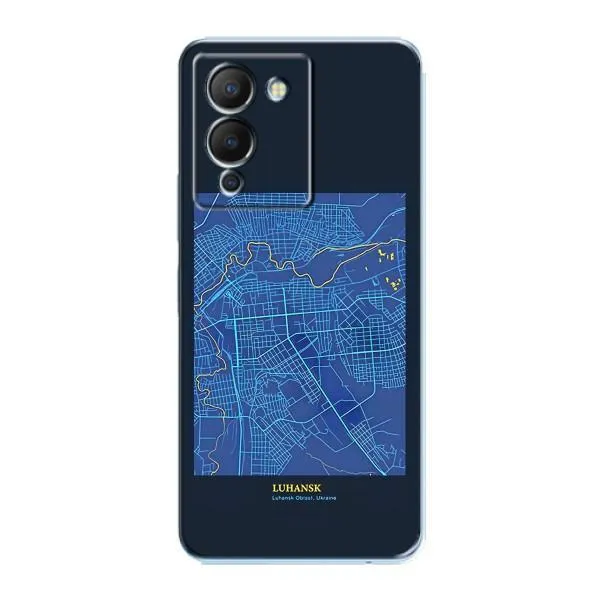 Чехол с принтом «Гуганск» для Infinix Note 12 (G96)