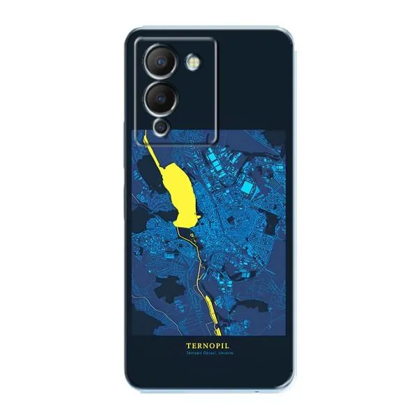 Чехол с принтом «Тернополь» для Infinix Note 12 (G96)