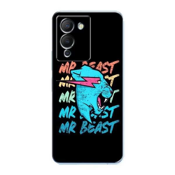 Чохол з принтом «logo Mr beast» для Infinix Note 12 (G96)