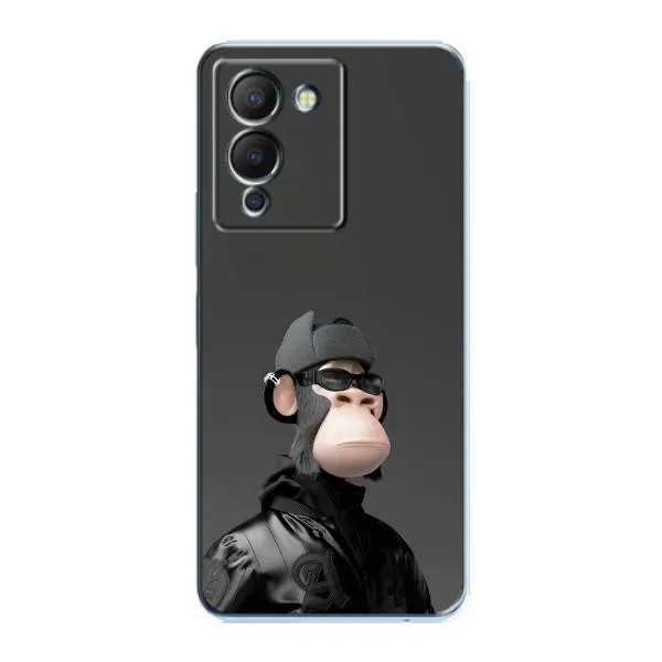 Чехол с принтом «стильная обезьяна NFT» для Infinix Note 12 (G96)