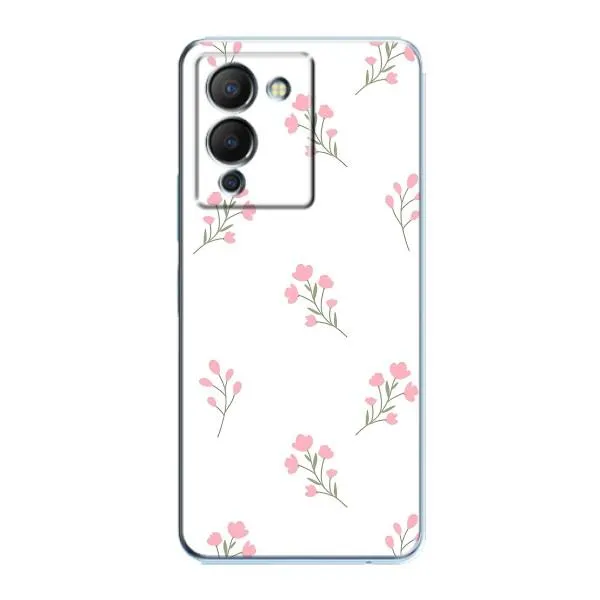 Чехол с принтом «Розовые цветы» для Infinix Note 12 (G96)