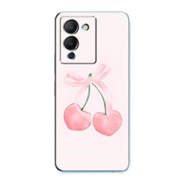 Чехол с принтом «Розовые вишни» для Infinix Note 12 (G96)