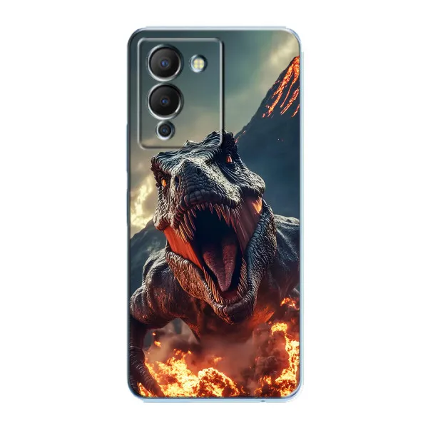 Чехол с принтом «Огненный динозавр» для Infinix Note 12 (G96) Чехол с принтом «Огненный динозавр» для Infinix Note 12 (G96)