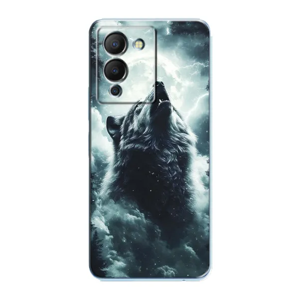 Чехол с принтом «Волк в облаках» для Infinix Note 12 (G96) Чехол с принтом «Волк в облаках» для Infinix Note 12 (G96)