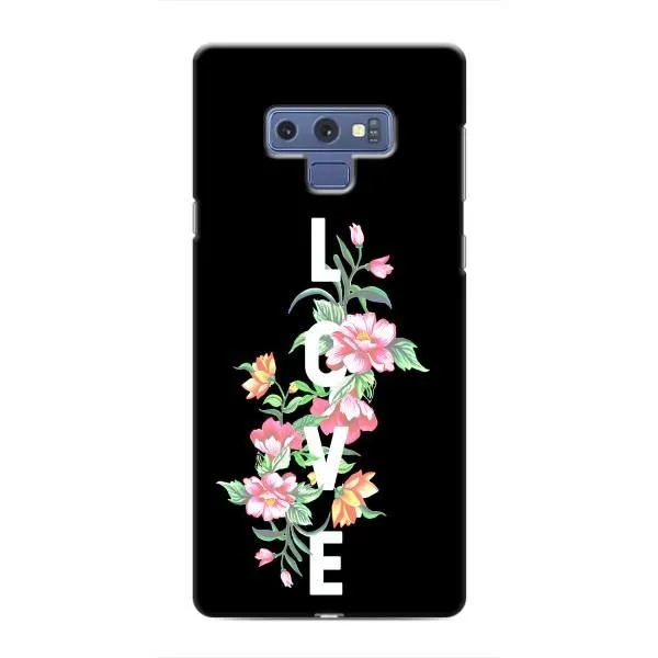 Чохол з принтом «Квіти LOVE» для Samsung Galaxy Note 9