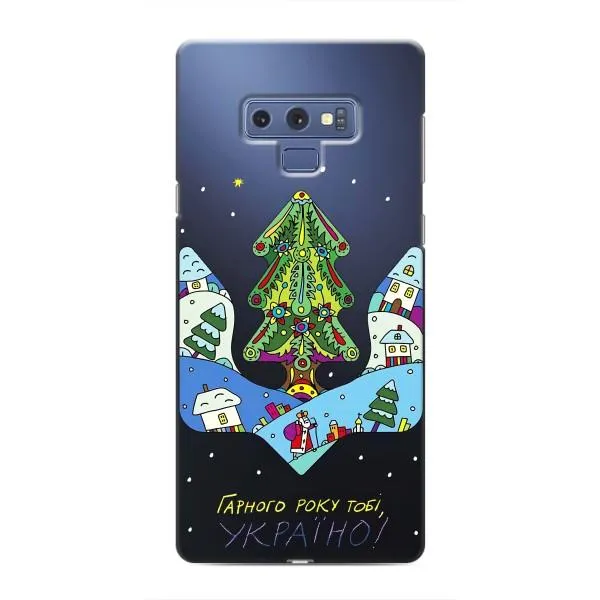 Чехол с принтом «Рождественский герб» для Samsung Galaxy Note 9 Чехол с принтом «Рождественский герб» для Samsung Galaxy Note 9