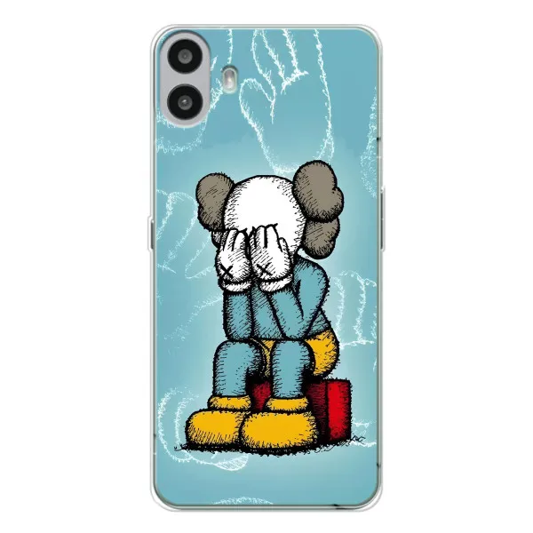 Чехол с принтом «Плач Bearbrick» для Nothing CMF Phone 1
