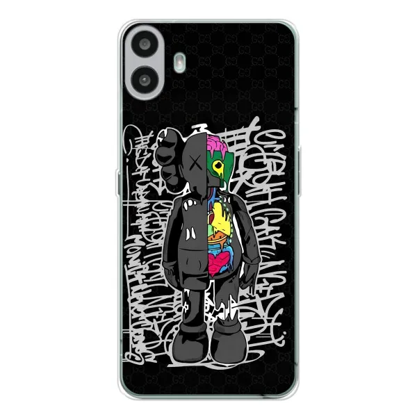 Чехол с принтом «Стиль Bearbrick» для Nothing CMF Phone 1