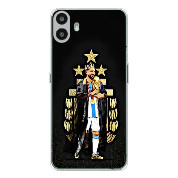 Чехол с принтом «Месси Король» для Nothing CMF Phone 1