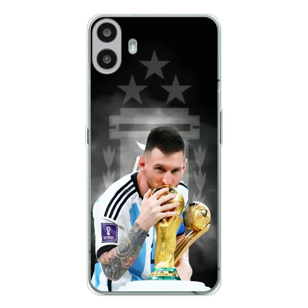Чехол с принтом «Месси Чемпион» для Nothing CMF Phone 1