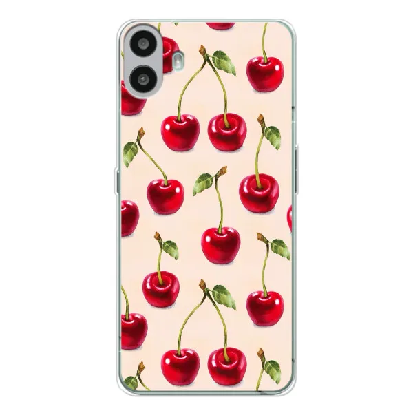 Чехол с принтом «Вишня» для Nothing CMF Phone 1