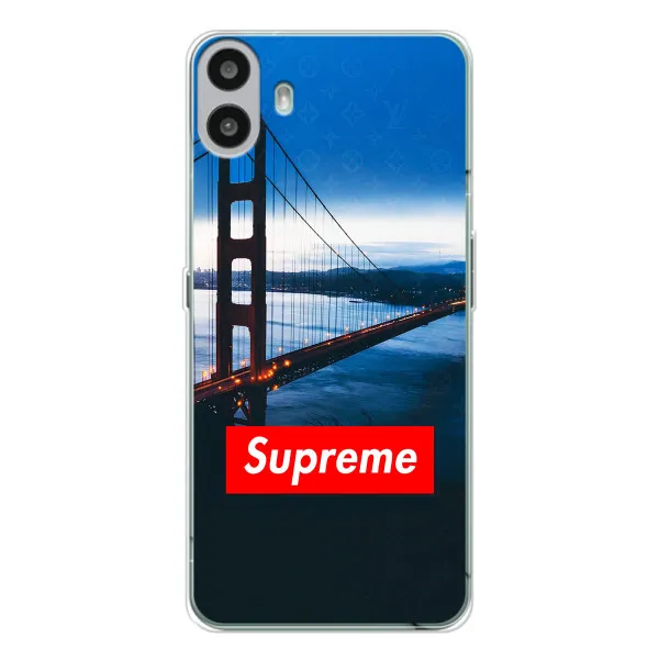 Чохол з принтом «Стиль Supreme» для Nothing CMF Phone 1 Чохол з принтом «Стиль Supreme» для Nothing CMF Phone 1