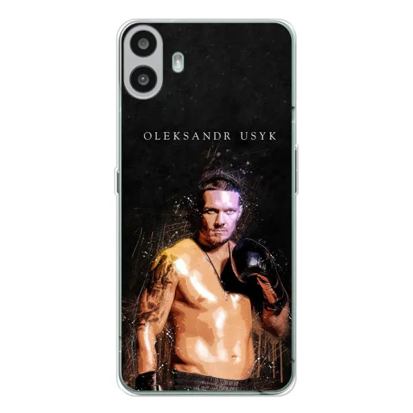 Чохол з принтом «Боксер Олександр Усик» для Nothing CMF Phone 1 Чохол з принтом «Боксер Олександр Усик» для Nothing CMF Phone 1