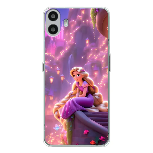 Чехол с принтом «Рапунцель в замке» для Nothing CMF Phone 1