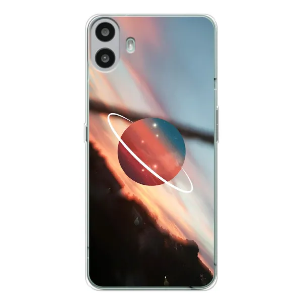Чехол с принтом «Сатурн» для Nothing CMF Phone 1 Чехол с принтом «Сатурн» для Nothing CMF Phone 1