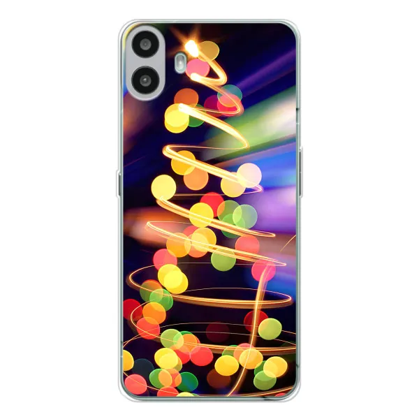 Чохол з принтом «Ялинка в огоньках» для Nothing CMF Phone 1