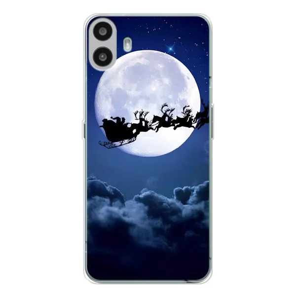 Чохол з принтом «Санта - місяць» для Nothing CMF Phone 1