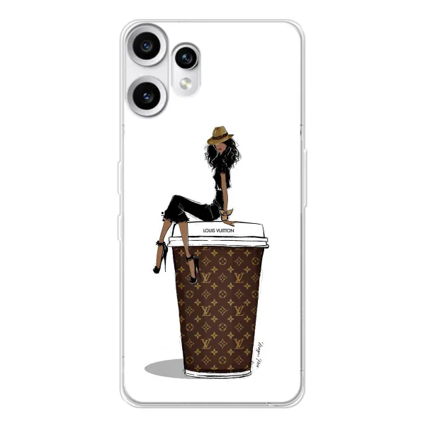 Чехол с принтом «кофе LOUIS VUITTON» для Nothing CMF Phone 2 Pro