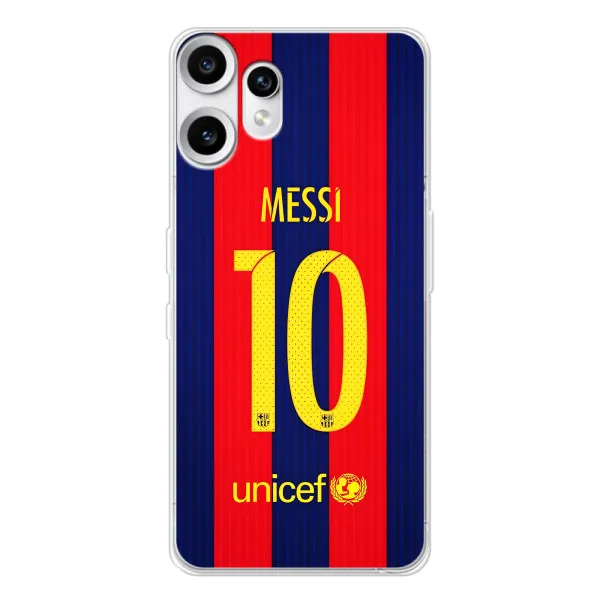 Чехол с принтом «Messi Barca 10» для Nothing CMF Phone 2 Pro