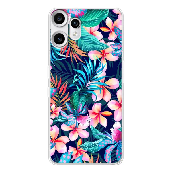 Чехол с принтом «Красочные цветы» для Nothing CMF Phone 2 Pro
