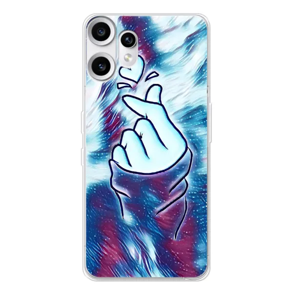 Чохол з принтом «Радужне серце» для Nothing CMF Phone 2 Pro Чохол з принтом «Радужне серце» для Nothing CMF Phone 2 Pro