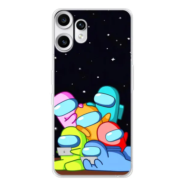 Чехол с принтом «Скины в космосе» для Nothing CMF Phone 2 Pro