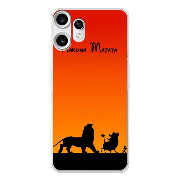 Чехол с принтом «Акуна Матата закат» для Nothing CMF Phone 2 Pro