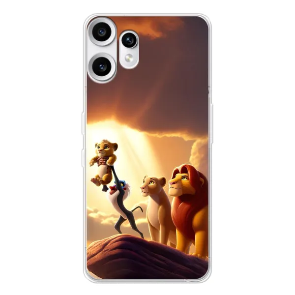 Чехол с принтом «Симба на презентации» для Nothing CMF Phone 2 Pro
