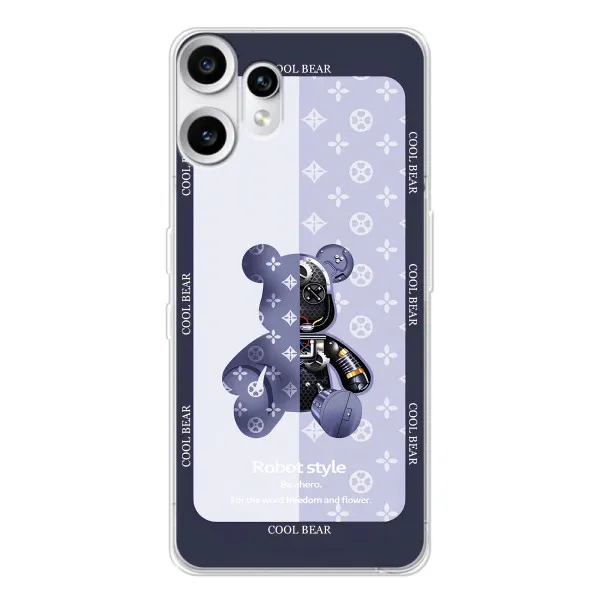 Чехол с принтом «Медвежонок LV» для Nothing CMF Phone 2 Pro Чехол с принтом «Медвежонок LV» для Nothing CMF Phone 2 Pro
