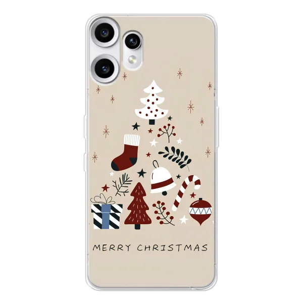 Чехол с принтом «Merry Christmas» для Nothing CMF Phone 2 Pro Чехол с принтом «Merry Christmas» для Nothing CMF Phone 2 Pro