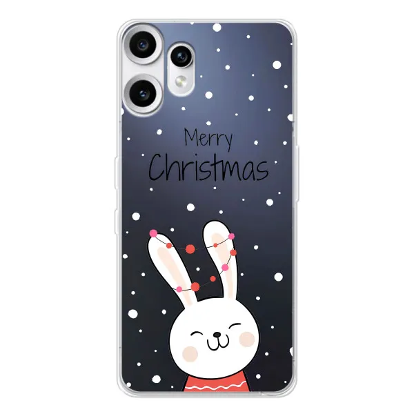 Чехол с принтом «Рождественский заяц» для Nothing CMF Phone 2 Pro