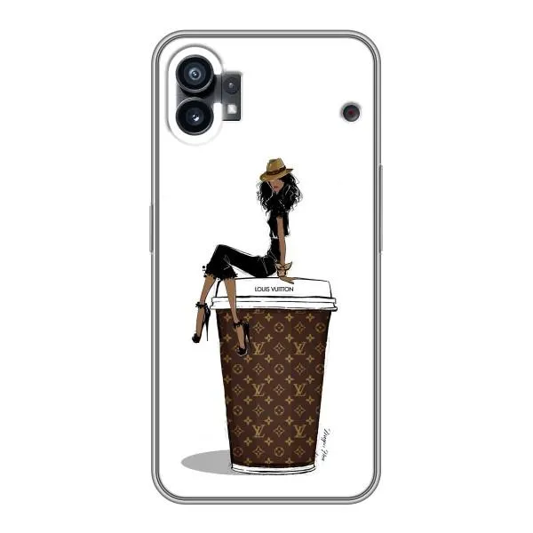 Чехол с принтом «кофе LOUIS VUITTON» для Nothing Phone 1 Чехол с принтом «кофе LOUIS VUITTON» для Nothing Phone 1