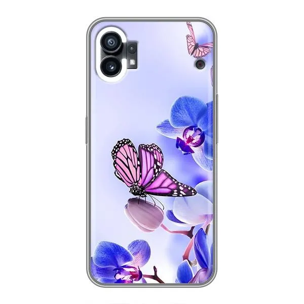 Чехол с принтом «Бабочка на цветочке» для Nothing Phone 1