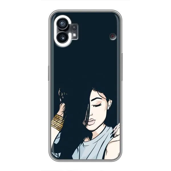 Чехол с принтом «Красивая девочка» для Nothing Phone 1 Чехол с принтом «Красивая девочка» для Nothing Phone 1