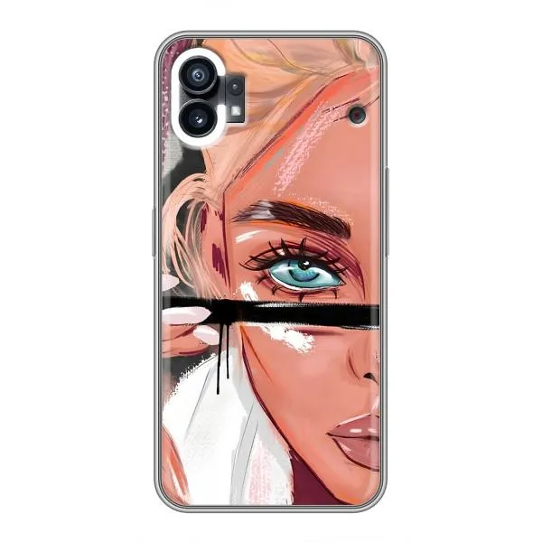 Чехол с принтом «Макияж» для Nothing Phone 1 Чехол с принтом «Макияж» для Nothing Phone 1