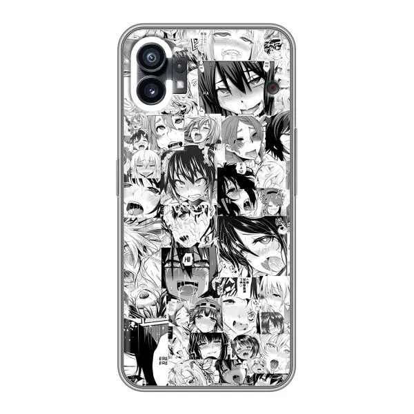 Чохол з принтом «Ahegao manga» для Nothing Phone 1