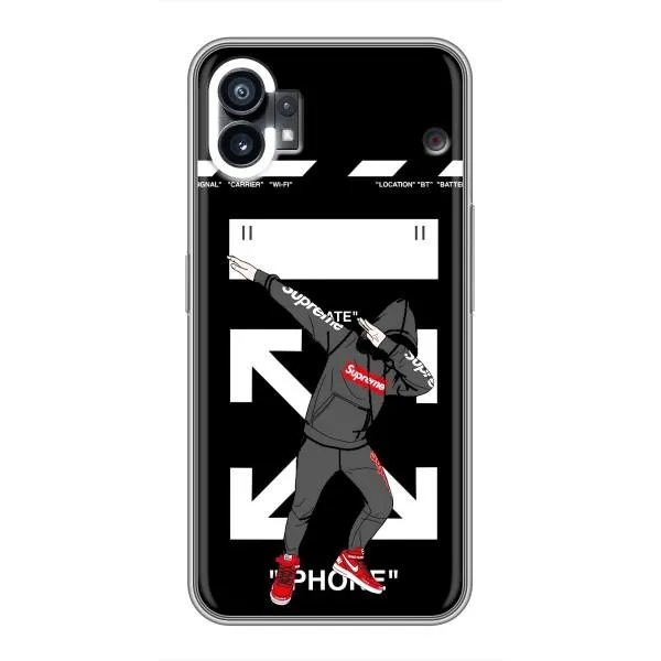 Чехол с принтом «Суприм» для Nothing Phone 1