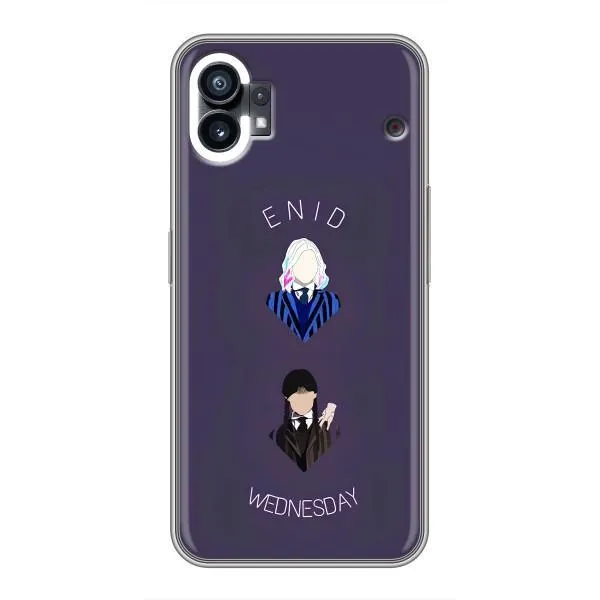 Чехол с принтом «Уэнздей и подруга» для Nothing Phone 1 Чехол с принтом «Уэнздей и подруга» для Nothing Phone 1