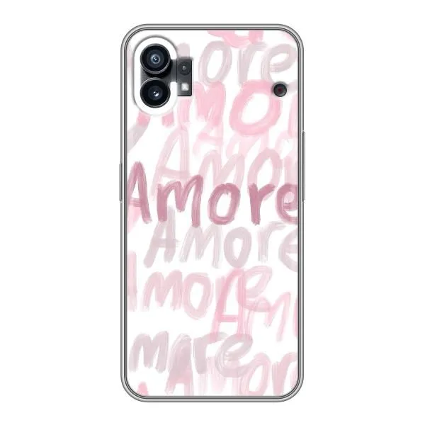 Чохол з принтом «Аморе любов» для Nothing Phone 1