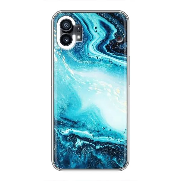 Чехол с принтом «Голубой мрамор» для Nothing Phone 1