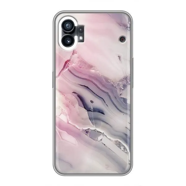 Чехол с принтом «Пурпурный Мрамор» для Nothing Phone 1