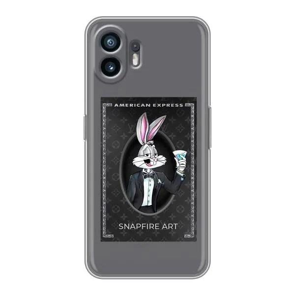 Чохол з принтом «Бакс Бані LV» для Nothing Phone 2 Чохол з принтом «Бакс Бані LV» для Nothing Phone 2