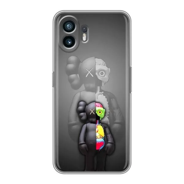 Чехол с принтом «Тело Bearbrick» для Nothing Phone 2