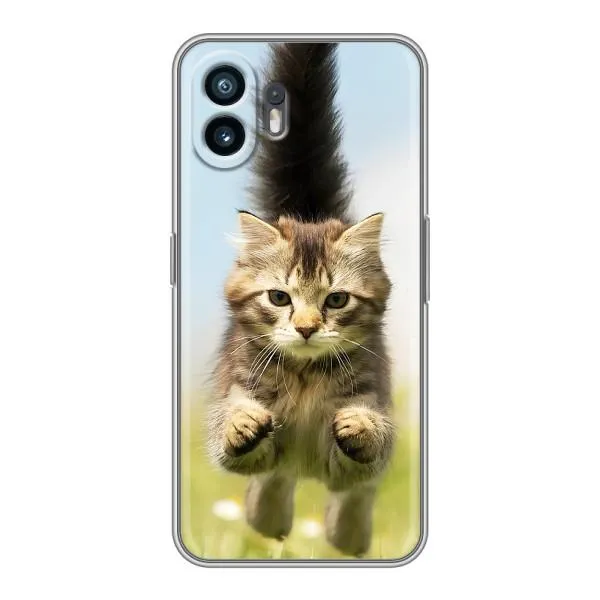 Чохол з принтом «Прижок кота» для Nothing Phone 2