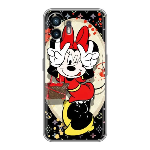 Чехол с принтом «Минни peace» для Nothing Phone 2